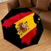 1 Stück Spanien Flagge Regenschirm - 8 Speichen verstärkt, Automatisches Öffnen, Leicht & Langlebig, Süßes Modeaccessoire für Draußen - T354