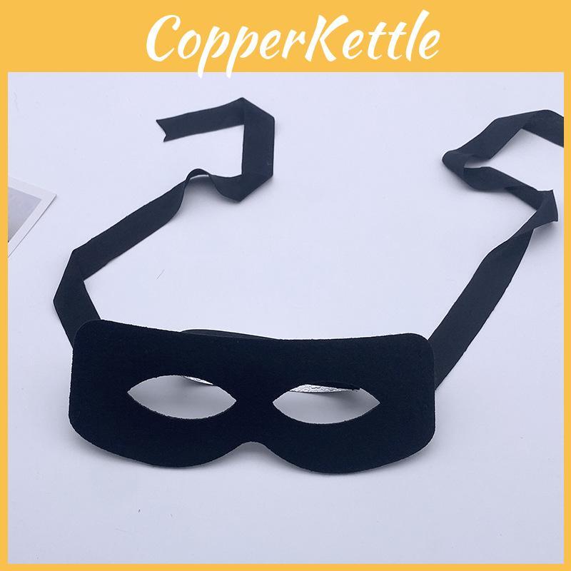 Halloween Costume Mask Eyepatch Black Fabric Cosplay Prop For Kids And Adults