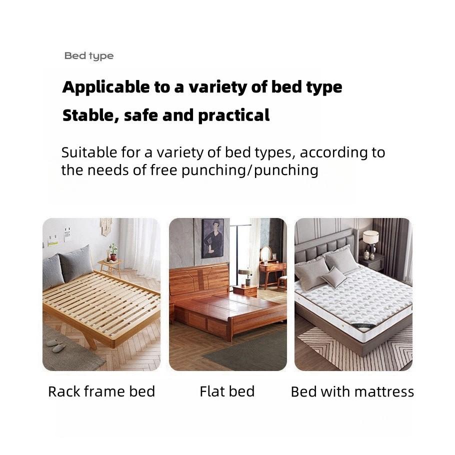 Bedside Handrail Anti-Fall Safety Handrail Bedside Guard Rail Bed Guard Storage Pouch Elderly Pregnant Patients Disabled