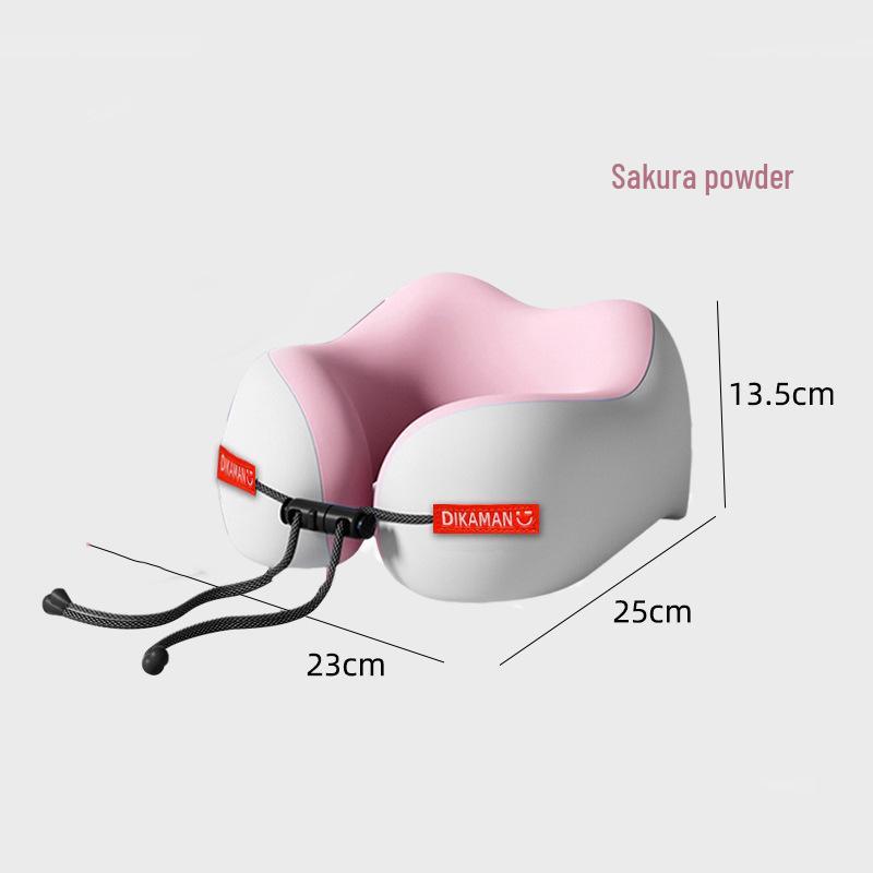 

Portable Memory Foam Travel Neck & Cervical Spine Pillow for Airplane