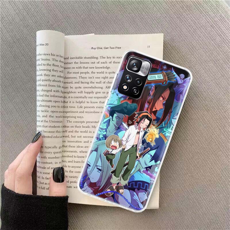Anime Shaman King Phone Case For Xiaomi Redmi Note 14 13 Pro Plus 5G Cover 13C 14C 12 12C 9 9T 9C 10 10C 8 7 6 10A 9A Pro Coque