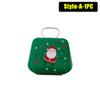 1-20PCS Tinplate Handbag Candy Box Children's Gifts Small Tin Box Mini Handbag Christmas Decoration Supplies Christmas Candy Box
