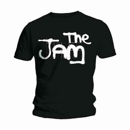 The Jam - Spray Logo Black (T-Shirt) Unisex T-Shirt L
