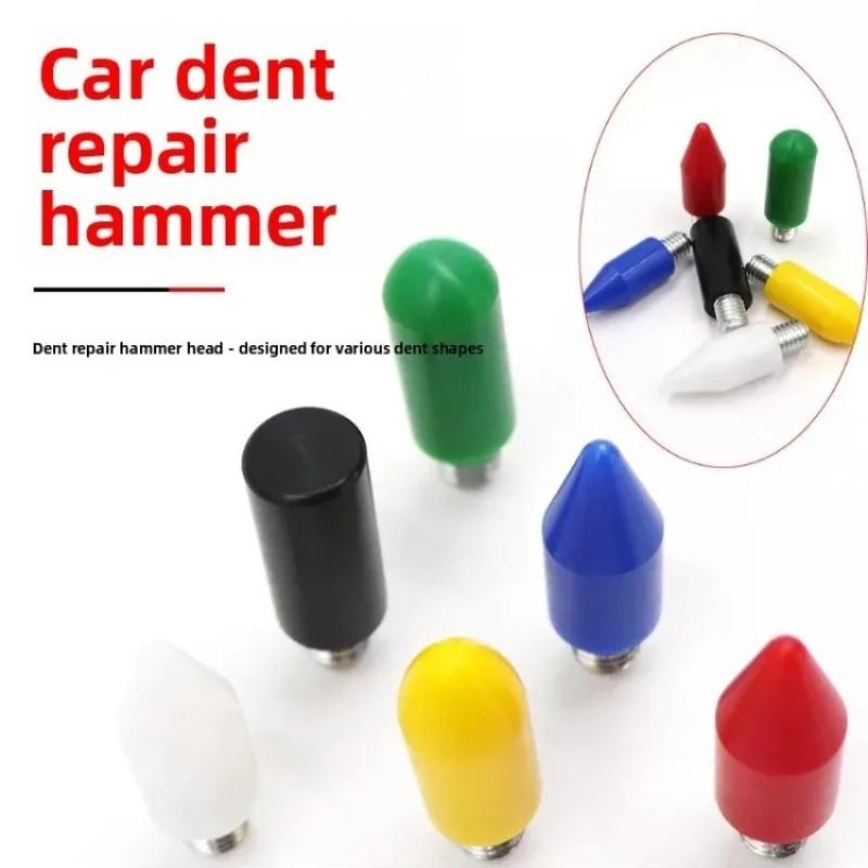 6PCS Nylon Tip Dent Repair Kit Paintless Dent Removal Tool Set for Auto Car Body Hail Damage Repair DIY Home Garage