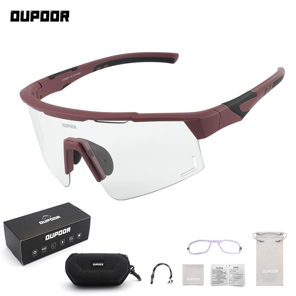 Large Frame Goggles Outdoor Windproof Sports Bike Riding Glasses Anti Fog Photochromic
