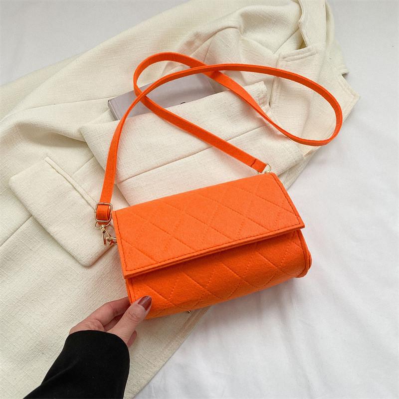 Chic Korean Style Shoulder Bag For Women 2023 Summer Trendy Quilted Purse