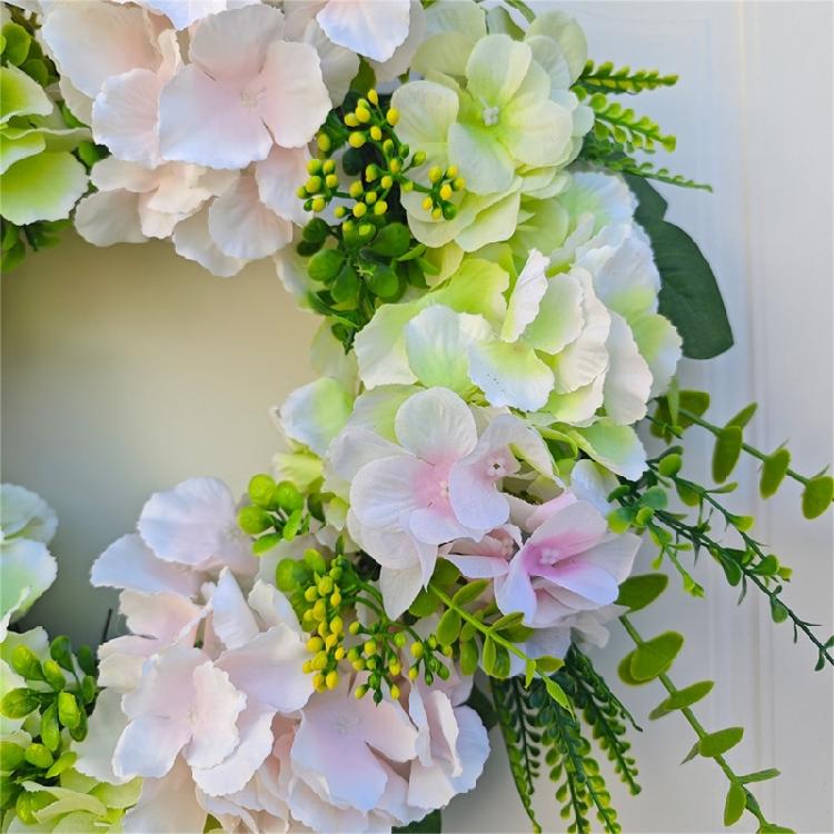 Künstlicher Haustürkranz Ganzjahres-Blumenkranz für Hochzeitsfeier