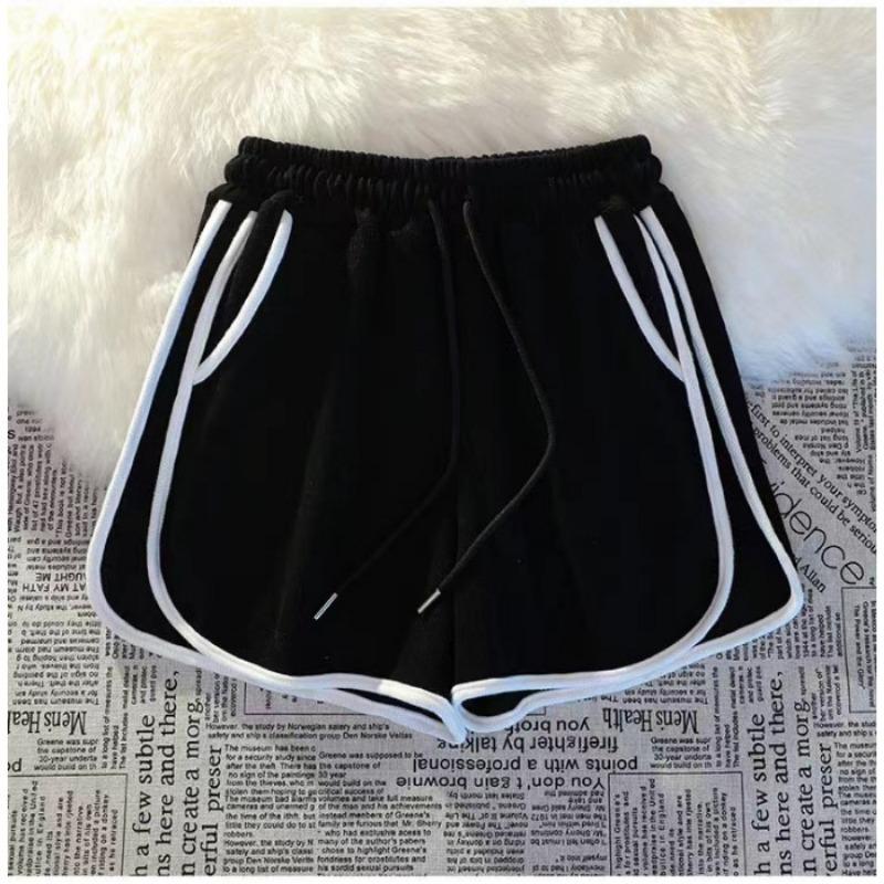 Shorts de Sport Vêtements Filles Nouvel Été Taille Haute Ample Slim Décontracté Grande Taille