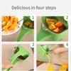 New Functional Plastic Orange Juicer Hand Press Type Kitchen Accessories Lever Type Manual Juicers Portable Lemon Juicers