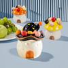 Magic House Shape Dessert Cake Fork Ceramic Salad Fork Creative Home Safety Fork  Picnic