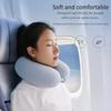 Summer Cool Ice Silk U-shaped Pillow, Perfect for Travel and Business Trips, Memory Foam Neck Pillow for Comfortable Naps