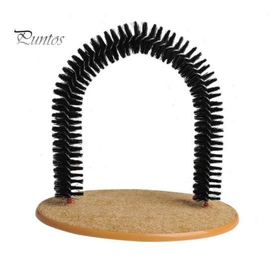 

Щетка для груминга Cat Arch, интерактивная самостоятельная щетка для груминга кошек с когтеточкой, массажная щетка для царапания мордочки кошки для домашних кошек A