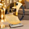 Rotatable Crescent Desktop Calendar 7.87x7.87in Holiday Table Decor  Home Table Display