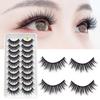 False Eyelashes Makeup 3D Thick Curled Eyelashes with Tapered End for Festival Gifts Choices
