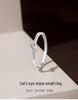 S925 Sterling Silver Marquise Cut Diamond Ring: Minimalist European & American Style, High-End Light Luxury Jewelry for Women.