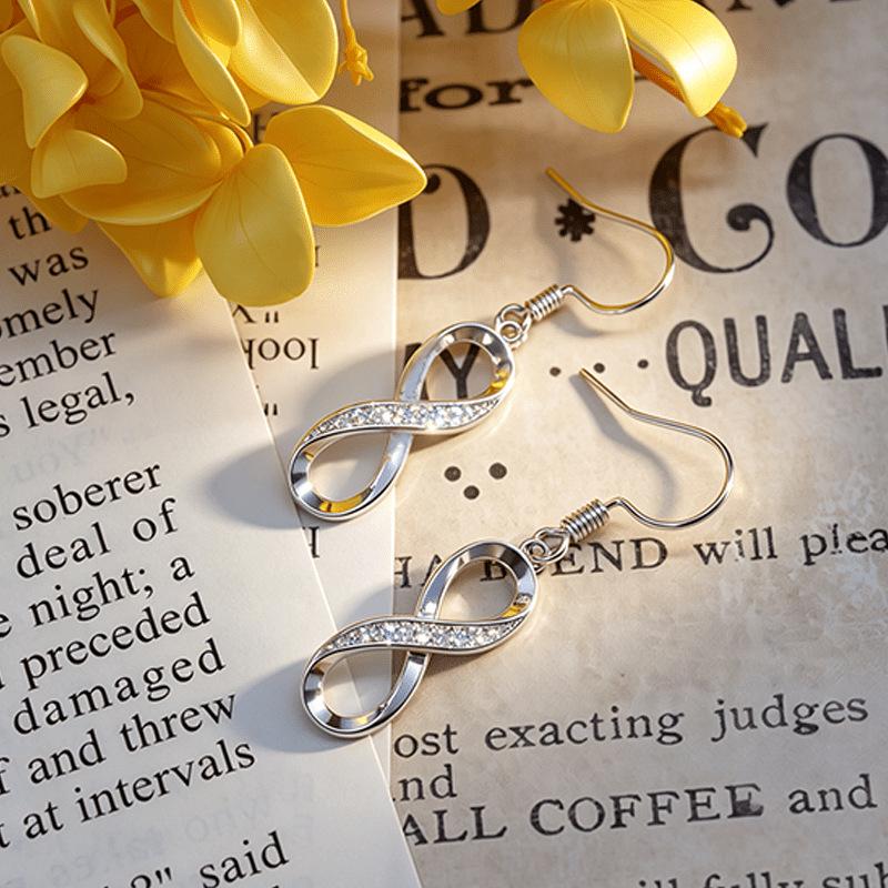 Infinity Symbol 8-Shaped Earrings - Versatile and Stylish Jewelry for Women