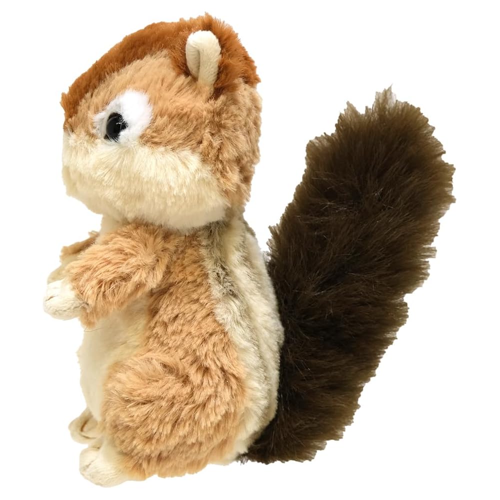Sun Lemon Fluffies Chipmunk Plush Toy Small 8x13x14.5cm Cute Animal Stuffed Toy