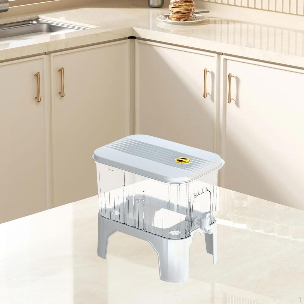 Getränkebehälter mit Zapfhahn für den Heimgebrauch, Kaltwasserkrug-Ständer