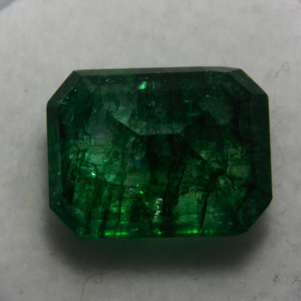 Natural Green Emerald Loose Gemstone 7 ct Colombian Emerald Shape for Jewelry Making and Crafts