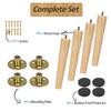 4Pcs New Solid Wood Furniture Leg Table Feets Wooden Cabinet Table Legs Fashion Furniture Hardware Replacement for Sofa Bed