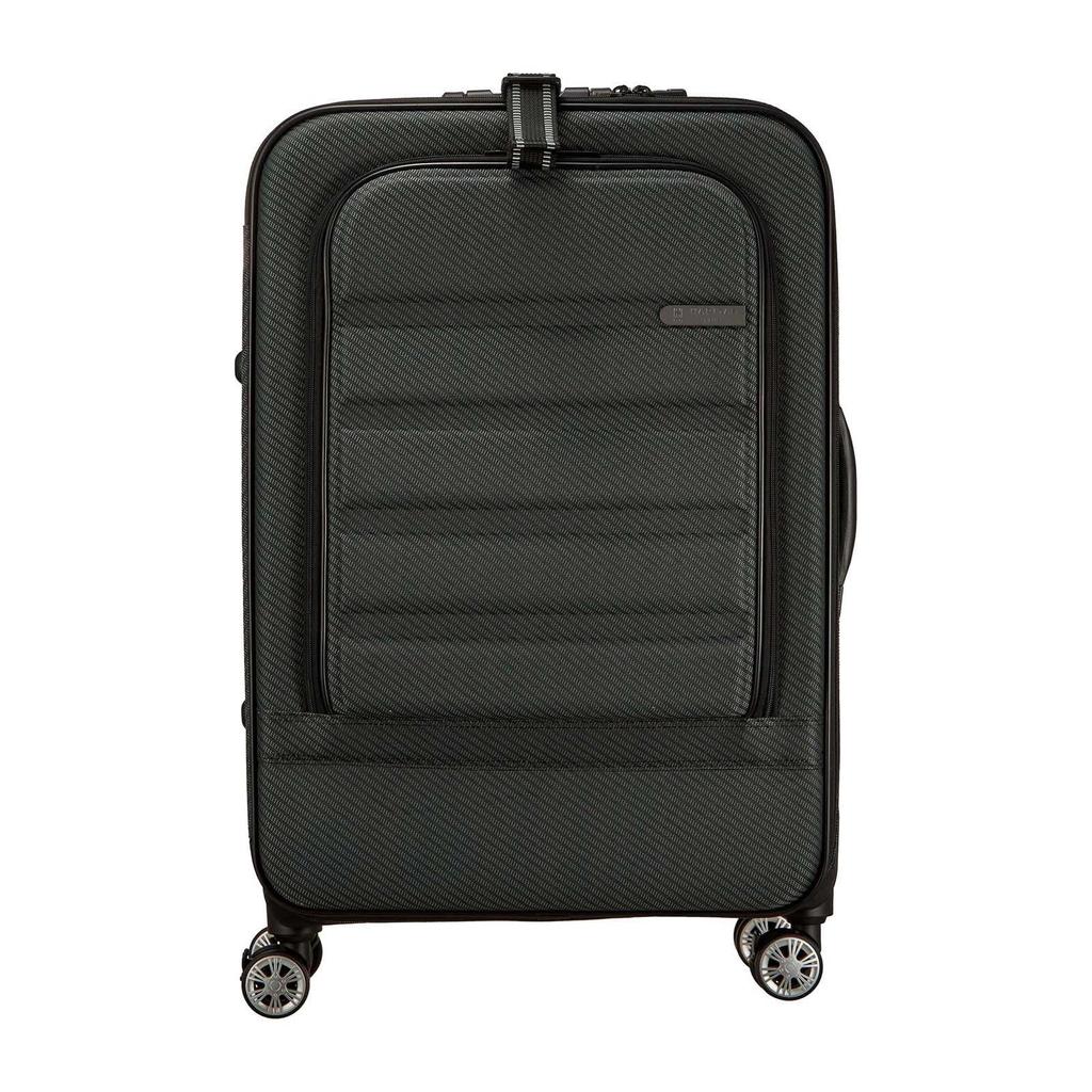 Robust large soft carry with stopper Shock absorption suspension Equipped with double casters Loved for 25 years 80L New L Black [Siffle] 5.6kg size