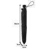 Asty folding 60cm x Teflon H1060GA (Asty) Snap-button umbrella, black, plain, 7R, men's, coated, lightweight,