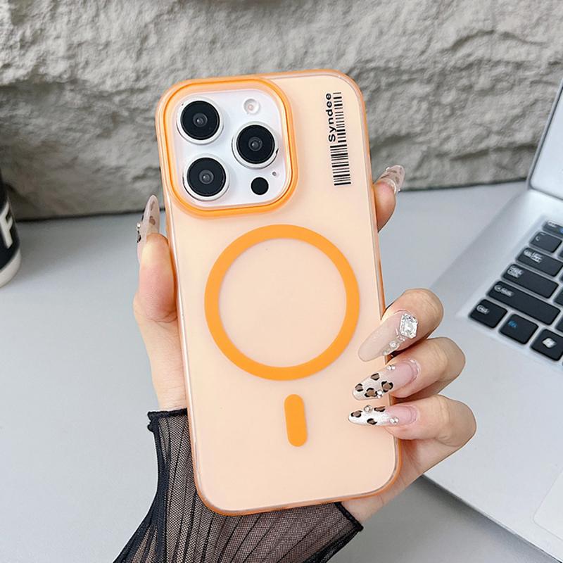 Luxury Transparent PC Hard Magnetic For Magsafe Phone Case For iPhone 16 15 14 Plus 13 12 11 Pro Max Wireless Charging Matte Cover