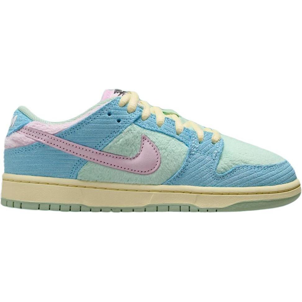 Nike Dunk Low SB PreSchool 'Visty' (Unisex) Blue Gaze / Light Arctic Pink / Bicycle Yellow / Enamel Green / Copa Kids' Skateboarding Shoes
