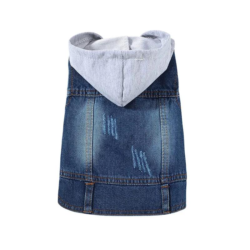 Wear-resistant Denim Chihuahua Dog Clothes Summer Puppy Sleeveless Shirt for Small Medium Dogs Yorkshire Outfit Multiple Options