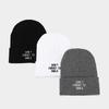 Autumn and winter new personalized letter embroidery knitted hat outdoor warm wool hat niche casual cold hat tide