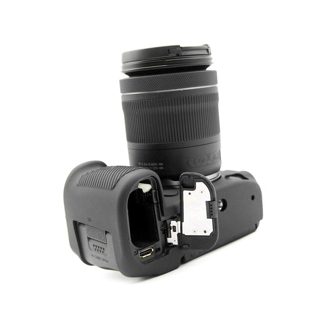 kinokoo Digital Camera EOSR5 Case, eos r5 Case, EOSR5 Cover, r5 Silicone Cover A (Black)