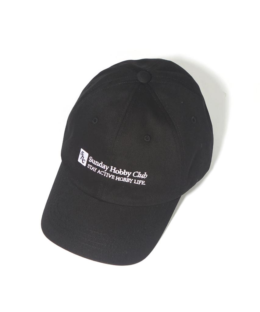 SUNDAY HOBBY CLUB Square Logo Curved Cap - Black