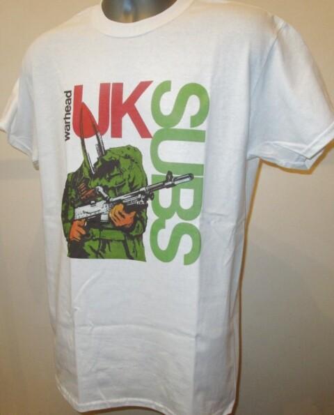 UK Subs Warhead T-shirt Music Punk Rock Rancid Crass The Exploited Dickies V356 S