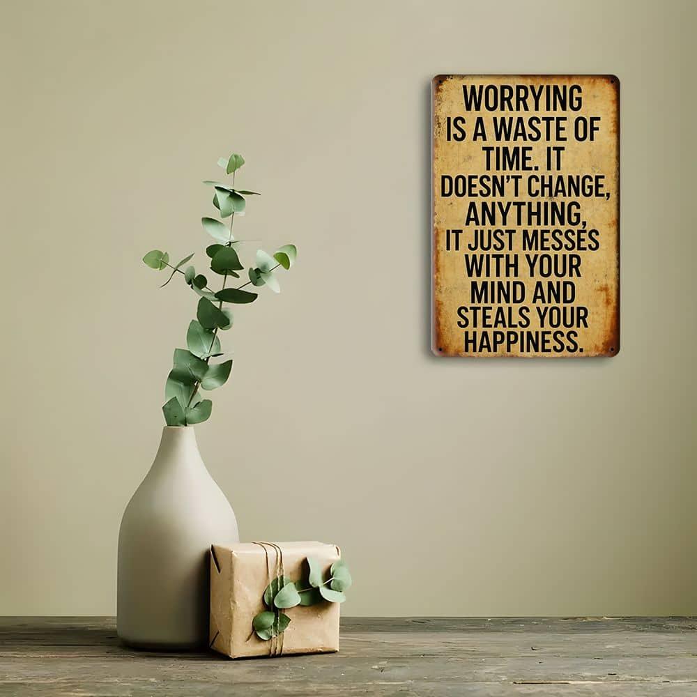 20x30cm Vintage Iron Wall Art for Bar & Cafe