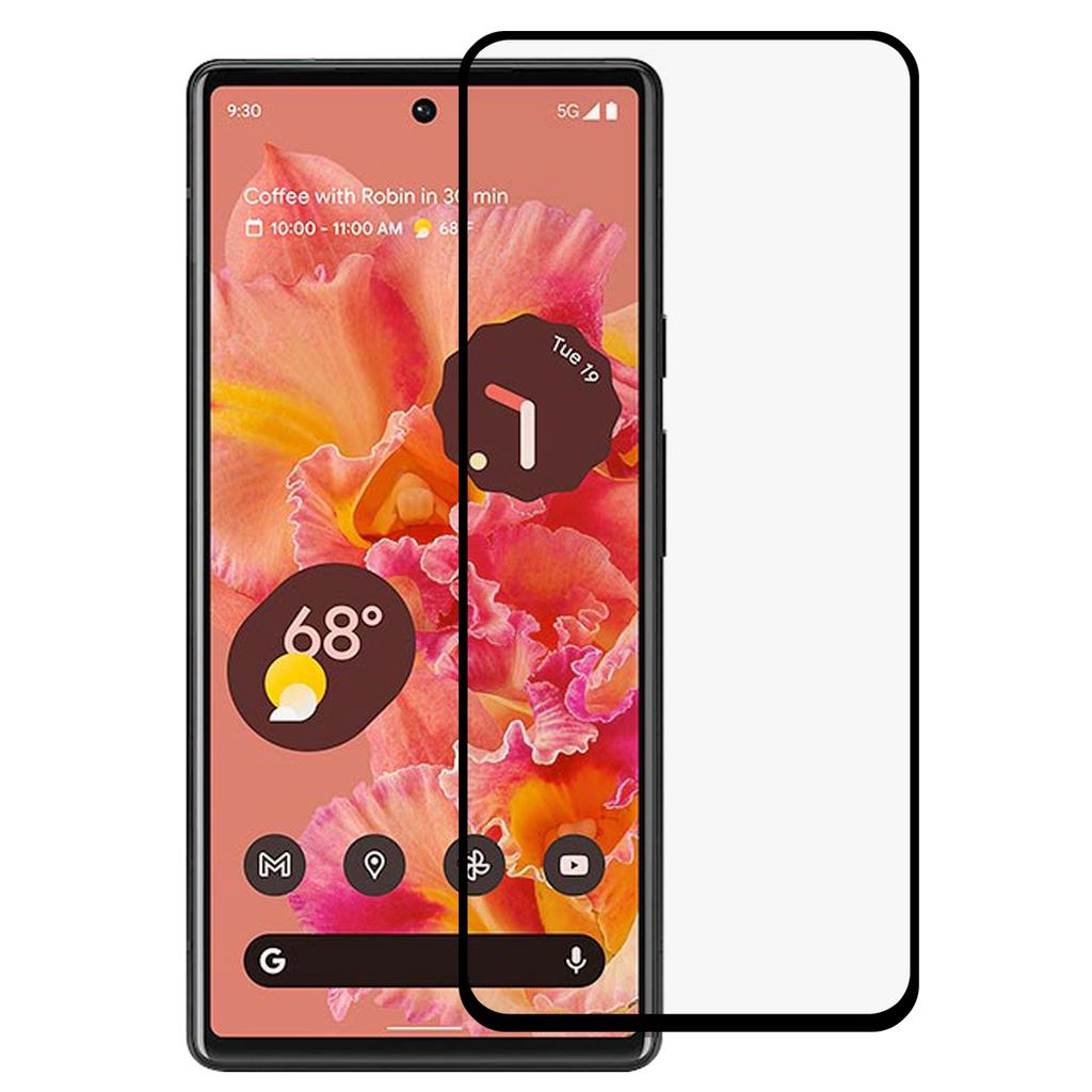 RURIHAI for Google Pixel 7 5G Full Covering Anti-abrasion Secondary Hardening 2.5D Full Glue HD Screen Protector Aluminum-silicon Glass Film