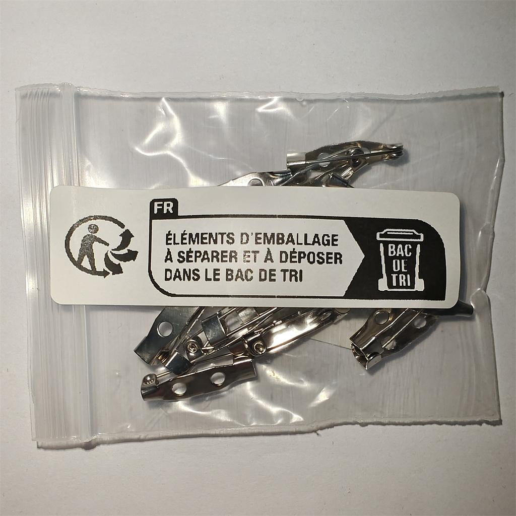 Festrekvisita til hjemmet limbar 20 stk 20*5 mm Håndlaget materiale Dobbelt hull Halskjede Armbånd Making Brosje DIY Håndverk Hårtilbehør Smykker Making