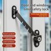 Door and Window Opening Limit Size Safety Lock New Wind Brace Multigear Inside Opening Window Stopper Durable Child Safety Lock
