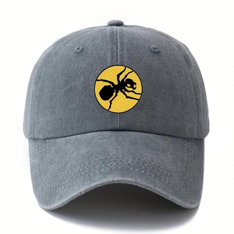 Cappellino da Baseball Ant Stampato Taglia Regolabile Unisex con Visiera Curva Cappello alla Moda e Versatile per Esterno Leggero Cappello Protezione Solare