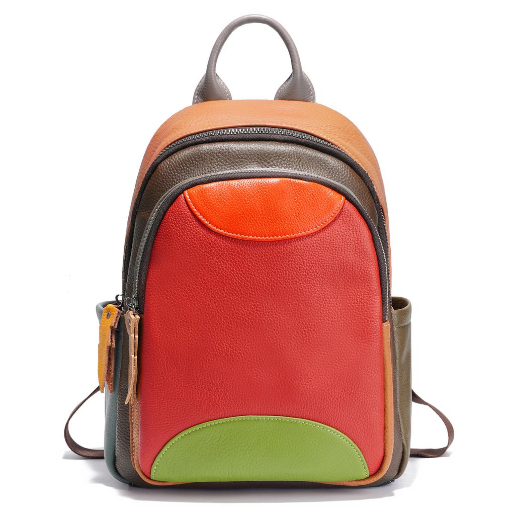 Zency Genuine Leather Women's Stylish Backpack