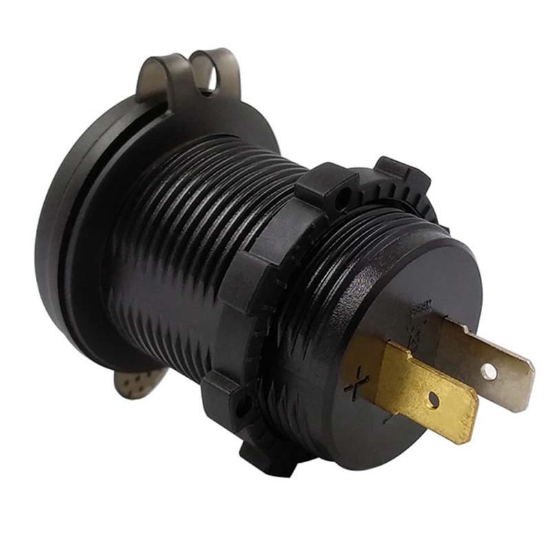 Quick Charge 3.0 USB Car Charger Socket LED Voltmeter Switch For Car Marine ATV