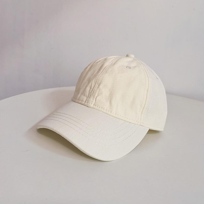 Dopamine solid color versatile baseball hat, unisex all-season commuting candy color sunshade hat with big head coverage