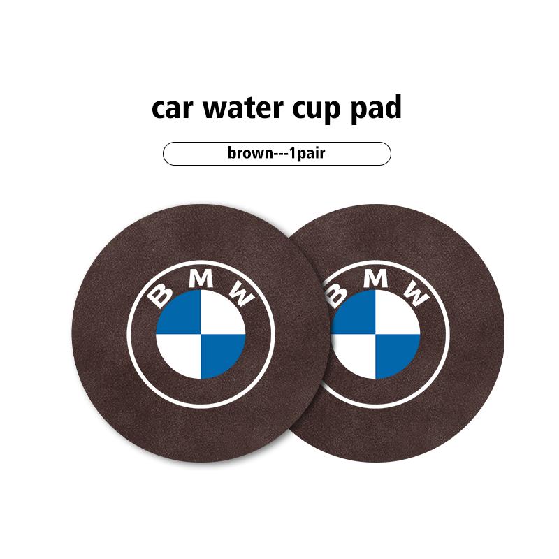 Car Interior Coasters Water Cup Slot Non-Slip Mat Shockproof Pad For BMW X3 X5 M5 M3 E46 E90 E60 F10 E39 F30 E36 G30 E87 E70 RH7