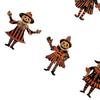 2 Pcs Halloween Vintage Bunting Banner Wooden Witch Pumpkin Scarecrow Hanging Banner Garland for Halloween Party Horror Home Wall Decor