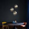 Dining Table Bar Chandelier Modern Simple Creative Personality Bedroom Bedside Electroplated Glass Ball Restaurant Chandelier