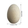 Engravable Easter Eggs Wood Shaker Musical Instrument Wood Eggs Instruments for Kids Sensory Development and Play