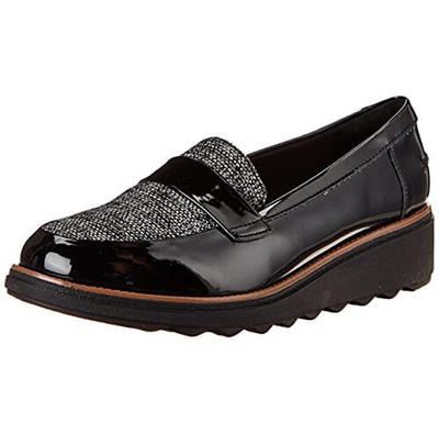 Women's Clarks Sharon Gracie Black, Grey Slip-ons