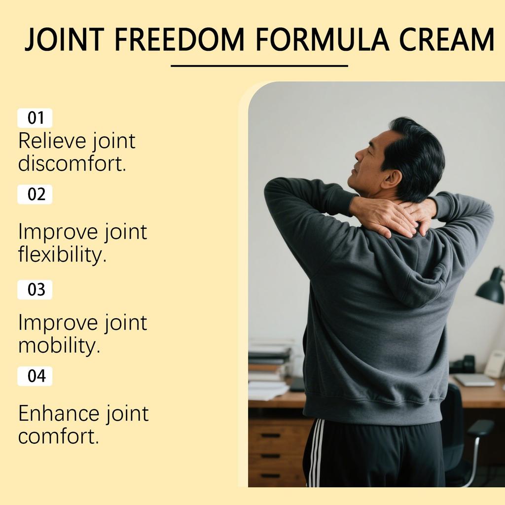 Joint Care Cream Gently Nourishes And Cares For Hands, Feet, Knees And Joints. Daily Massage Care Cream