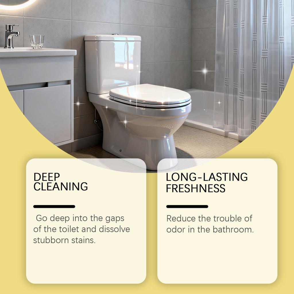 Toilet Decontamination And Descaling Foam Cleaning Tablet
