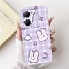 Für Vivo Y36 5G V2248 Hülle Für Vivo Y27 5G V2302 Abdeckung Silikon Luxus Mode Blumen Kawaii Süße Katze Lustige Handyhülle Stoßstange