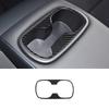 1PC Real Carbon Fiber Car Rear Seat Water Cup Holder Frame Decoration Sticker For Toyota Corolla 2019-2023 Interior Accessories